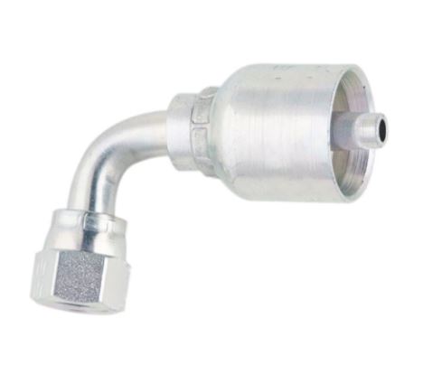 Parker Hydraulic Swivel 3/4 in Hose to UNF 1 1/16-12 Female, 13977-12-12
