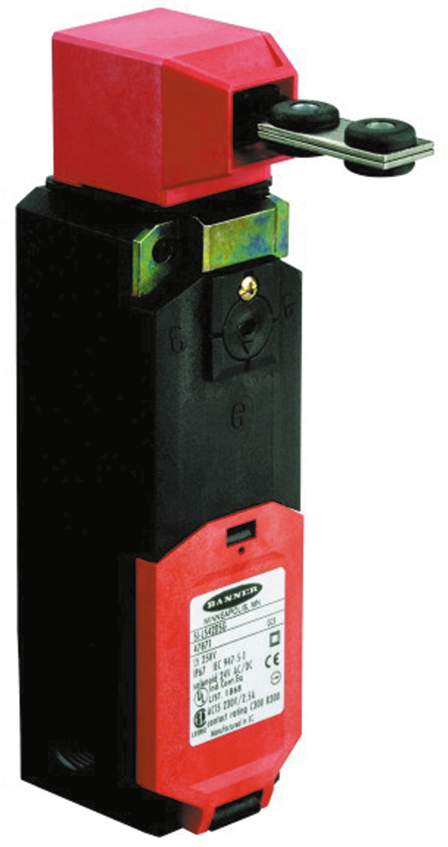 Banner SI-LS42 Series Solenoid Interlock Switch, Power to Unlock, 24V ac/dc