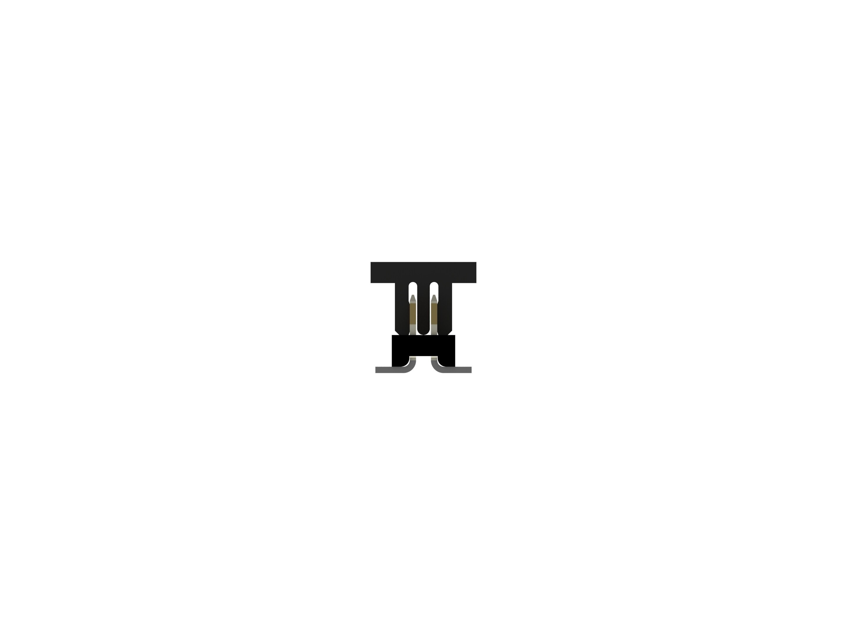 TE Connectivity 1MM-HU Series Vertical Board PCB Header, 10 Contact(s), 1 mm Pitch, 2 Row, Unshrouded