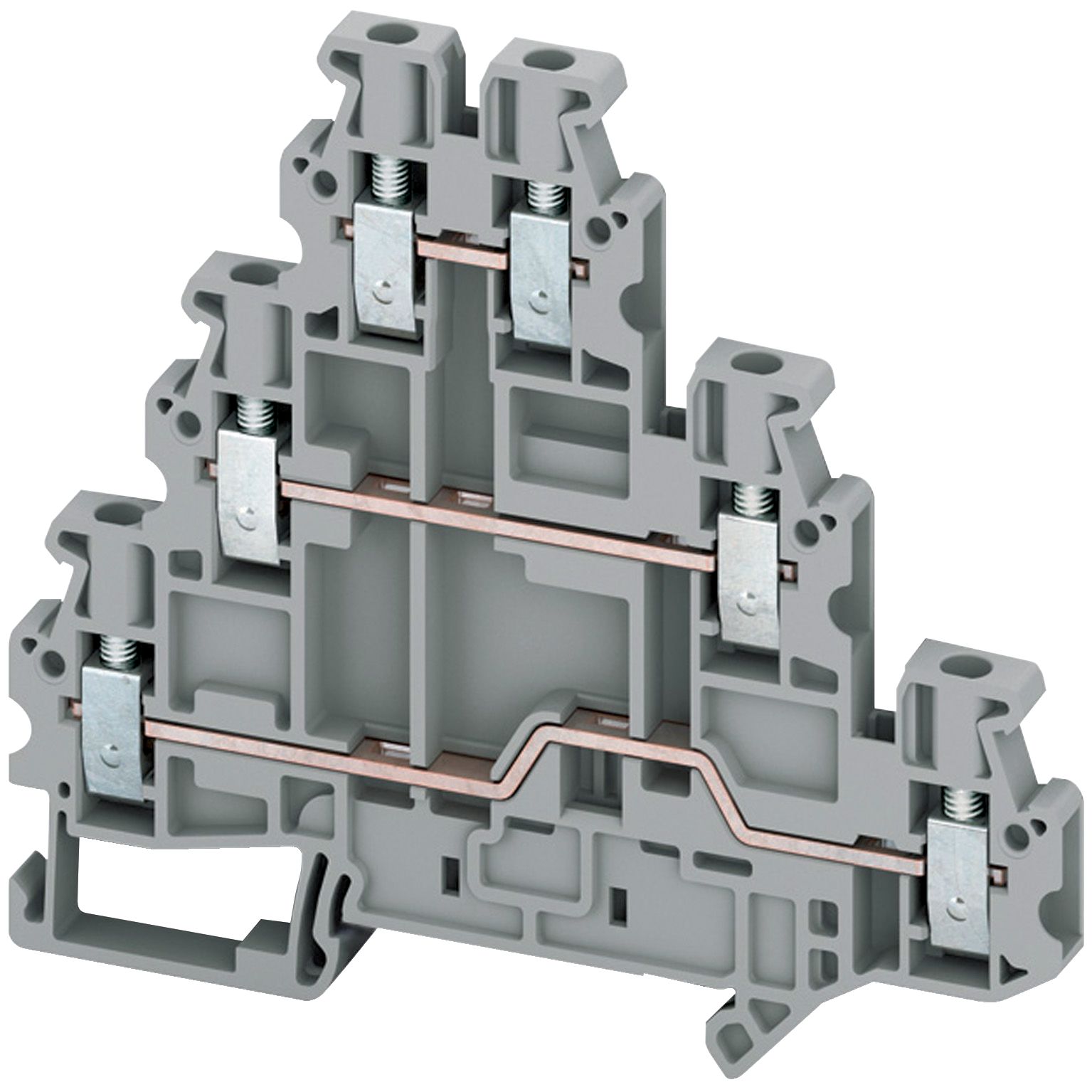 Schneider Electric NSYTRV26T TRV Series Grey, 2.5mm², Screw Termination