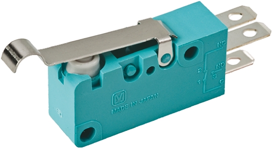 Panasonic Simulated Roller Lever Micro Switch, Tab Terminal, 3 A @ 250 V ac, SP-CO, IP50