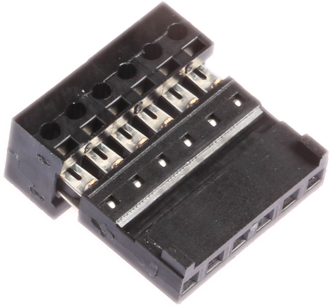 Wurth Elektronik 6-Way IDC Connector Socket for Cable Mount, 1-Row