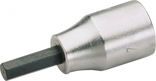 SAM Hexagon Screwdriver Bit, 14 mm Tip, 1/2 in Drive