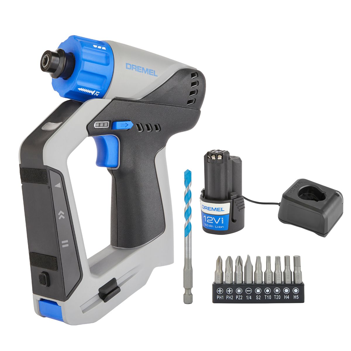 Dremel DD12V 12V Cordless Drill Li-Ion, BS 1362, BS 1363