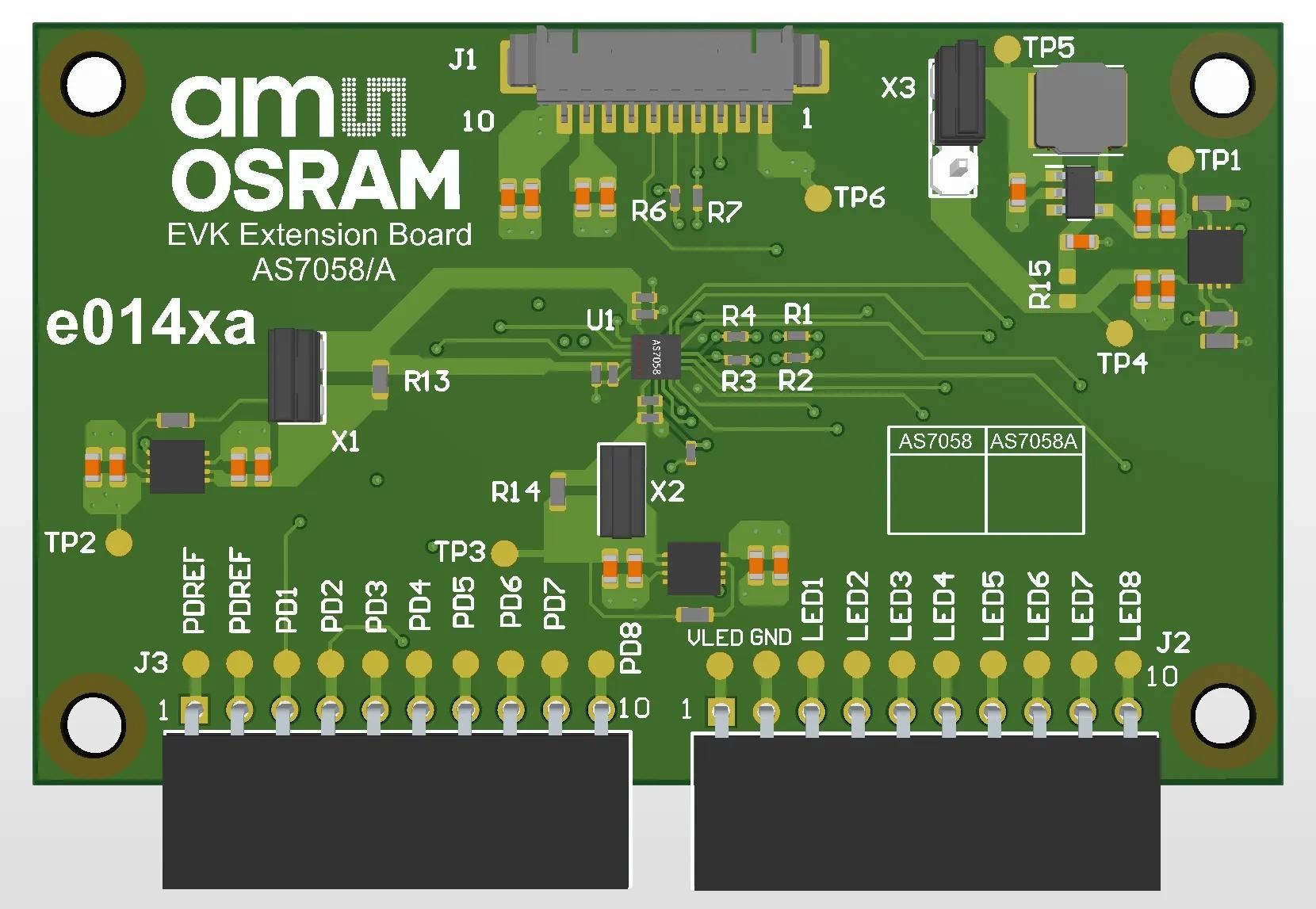 ams OSRAM AS7058A Algorithm Evaluation Kit Position Sensor Evaluation Kit for AS7058A AS7058A