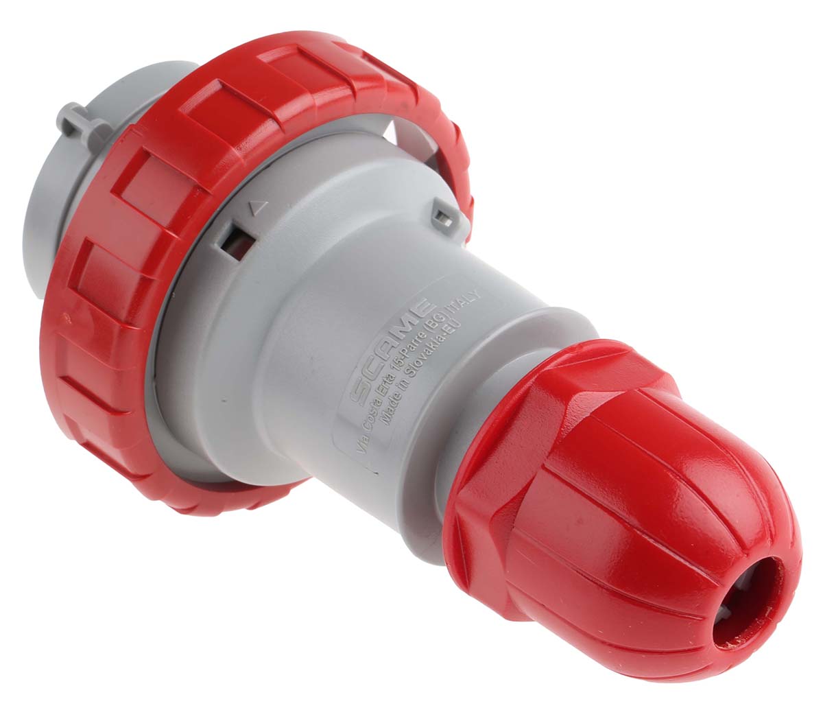 Scame IP66, IP67 Red Cable Mount 3P + E Industrial Power Plug, Rated At 16A, 415 V