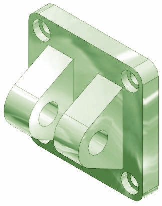 SMC Double Rear Clevis DS5032, To Fit 32mm Bore Size