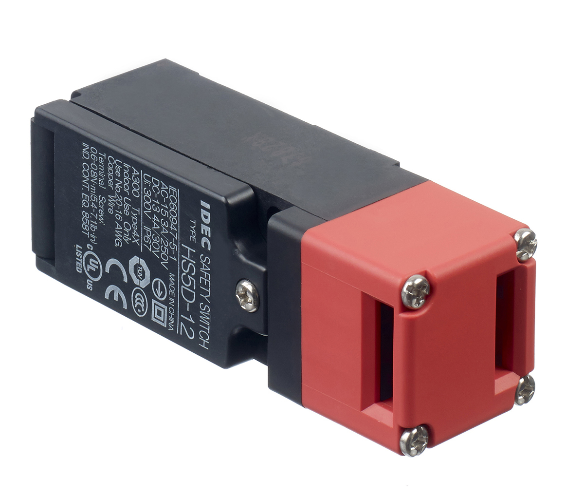 Idec HS5D Safety Interlock Switch, 2NC/1NO, Handle
