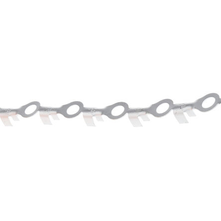 TE Connectivity Uninsulated Ring Terminal, M4 Stud Size, 0.8mm² to 2mm² Wire Size