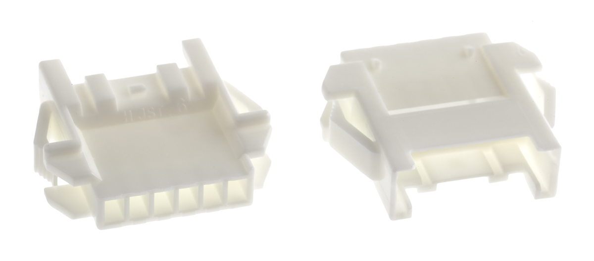 JST Female Connector Housing, 6 Way, 1 Row