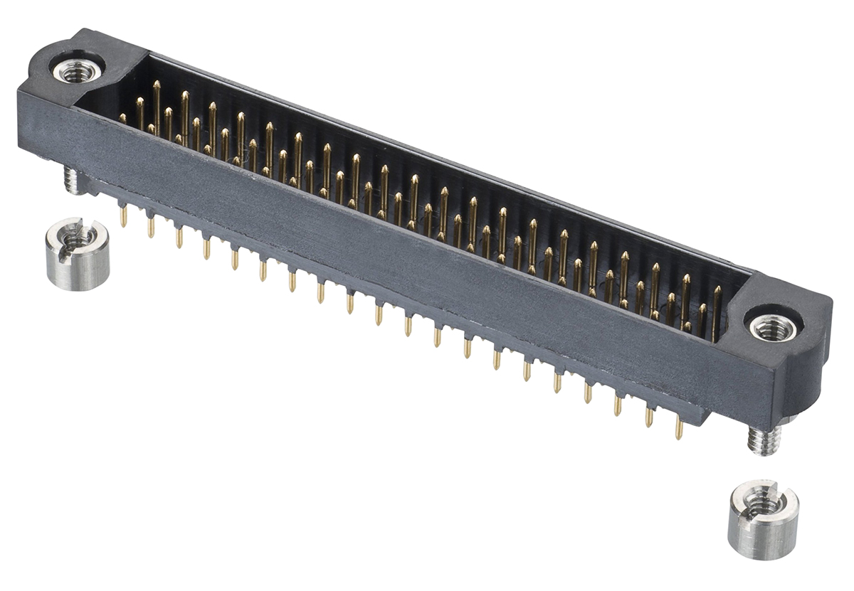 HARWIN Datamate J-Tek Series Straight Through Hole PCB Header, 60 Contact(s), 2 mm Pitch, 3 Row, Shrouded