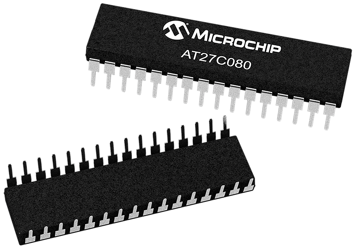 Microchip 8Mbit EPROM 32-Pin PDIP, AT27C080-90PU