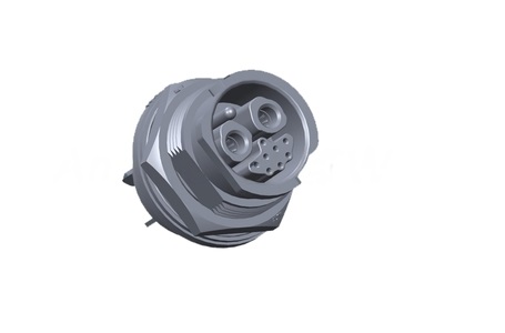 Amphenol Industrial Circular Connector, 11 Contacts, Push Pull, Plug, Male, IP68, X-LOK Series