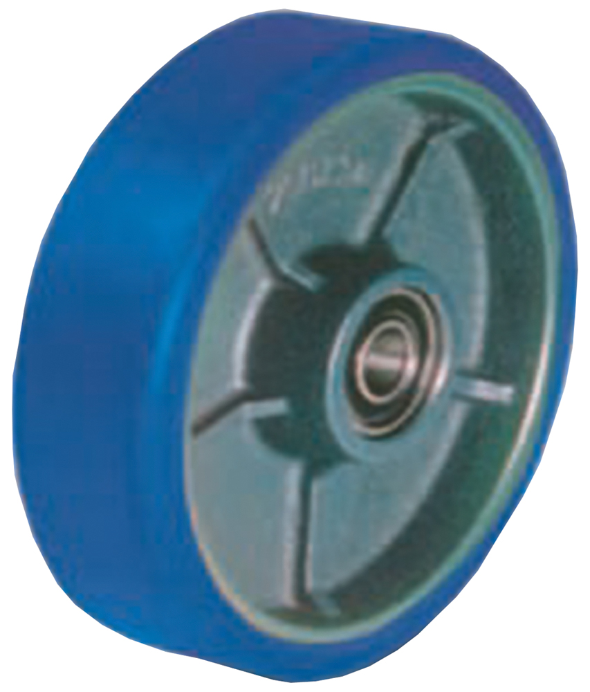 LAG Blue Polyurethane Abrasion Resistant, High Load Capacity, Laceration Resistant, Low Rolling Resistance,