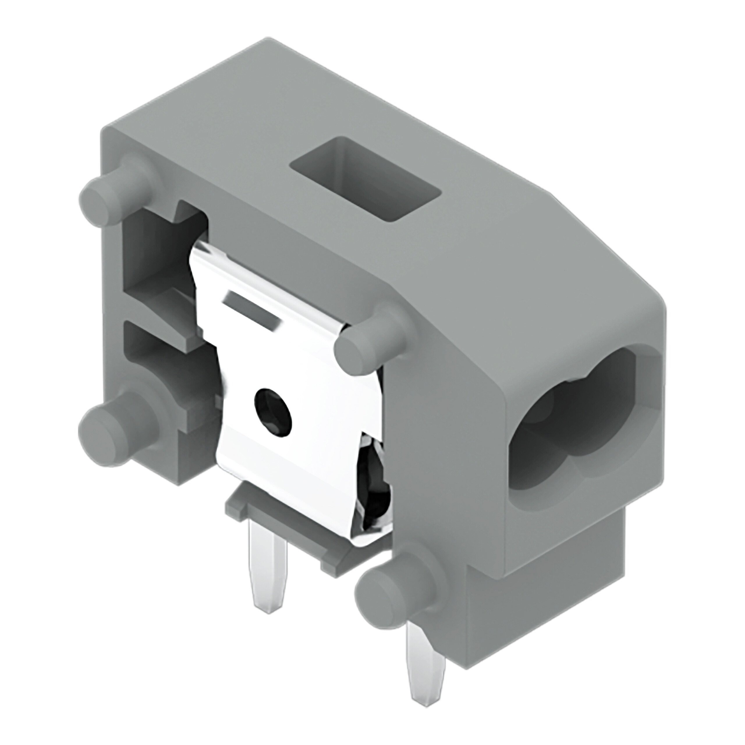 WAGO 235 Series PCB Terminal Block, 1-Contact, 5/5.08mm Pitch, Through Hole Mount, 1-Row, Push Wire Termination
