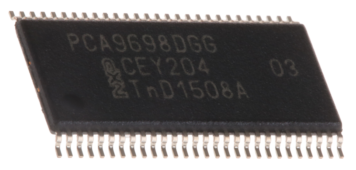 NXP 40-Channel I/O Expander I2C, SMBus 56-Pin TSSOP, PCA9698DGG,512