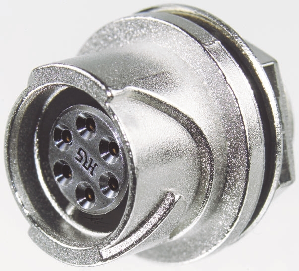 Hirose Circular Connector, 4 Contacts, Panel, Miniature Connector, Socket, Female, IP67, IP68, LF Series