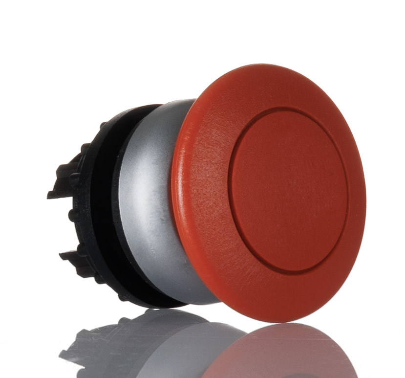 Eaton RMQ Titan M22 Series Red Maintained Push Button Head, 22mm Cutout, IP67
