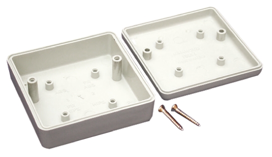 Hammond 1593 Grey ABS Enclosure, 66 x 66 x 28mm