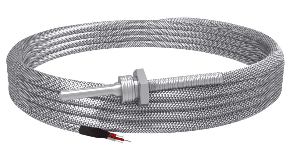 Emko PT100 RTD Sensor, 50mm Long, Class B +400°C Max