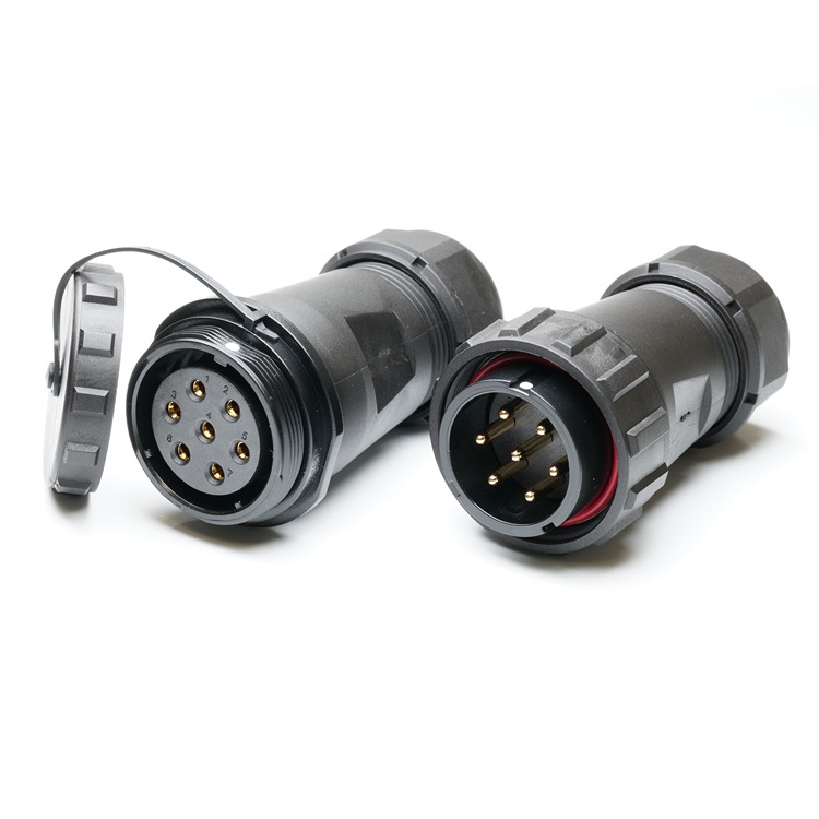 RS PRO Circular Connector, 7 Contacts, In-Line Cable Mount, SP29 Connector, Plug, Socket, Male/Female, IP68, SP29 Series