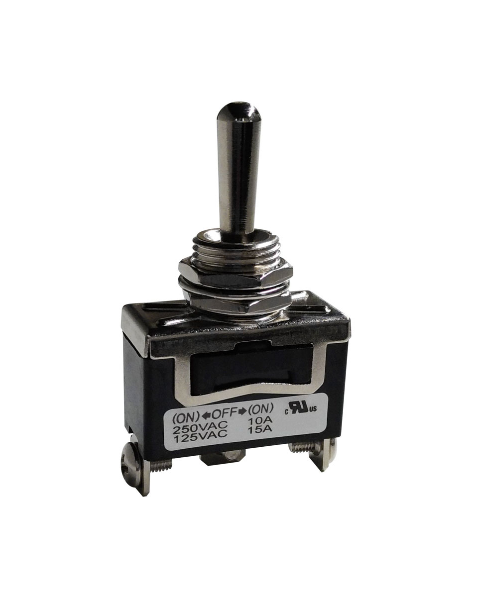 RS PRO Toggle Switch, PCB Mount, (On)-Off-(On), SPDT, Screw Terminal