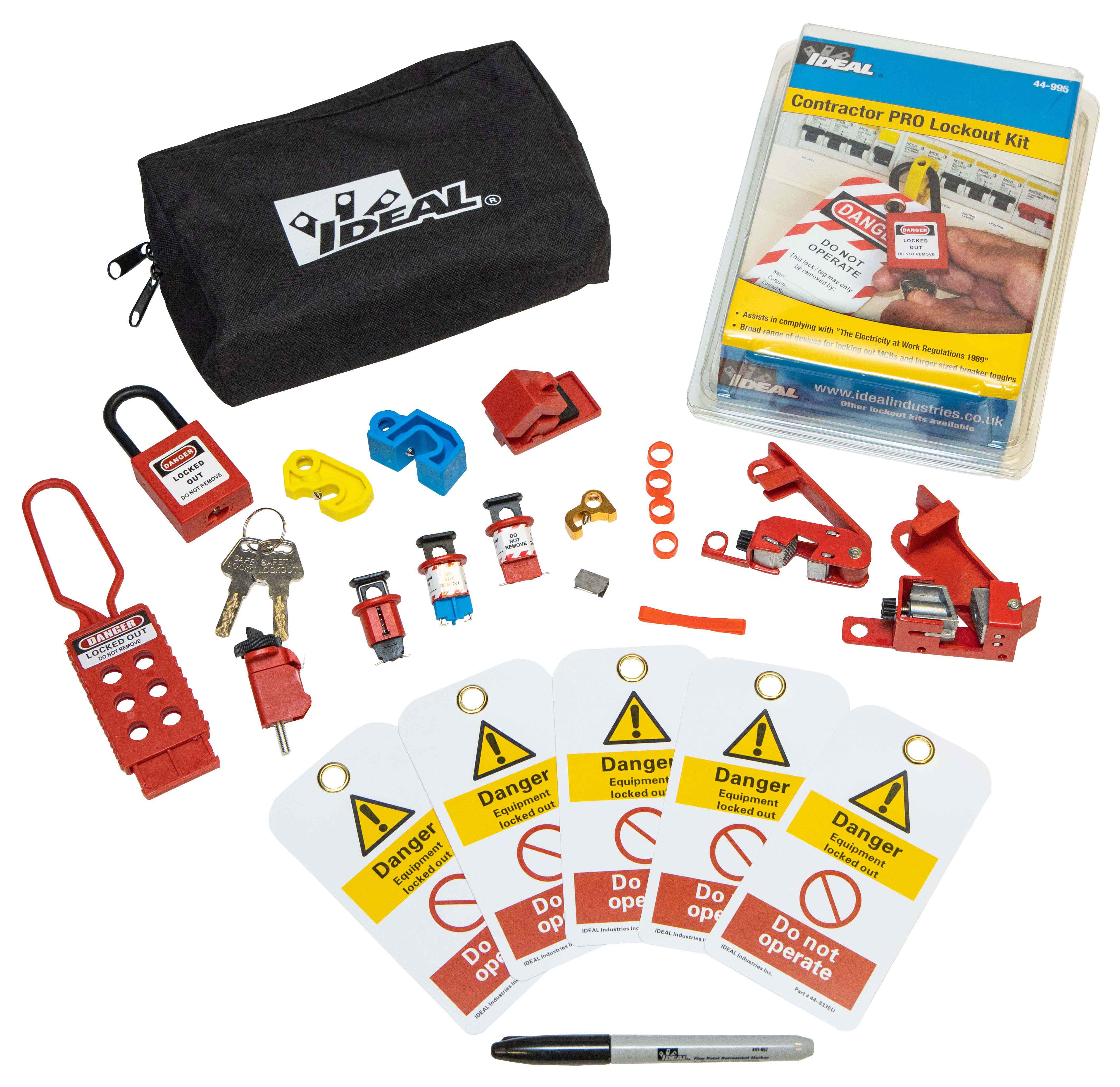 Ideal Industries Red 1-Lock Lockout Device