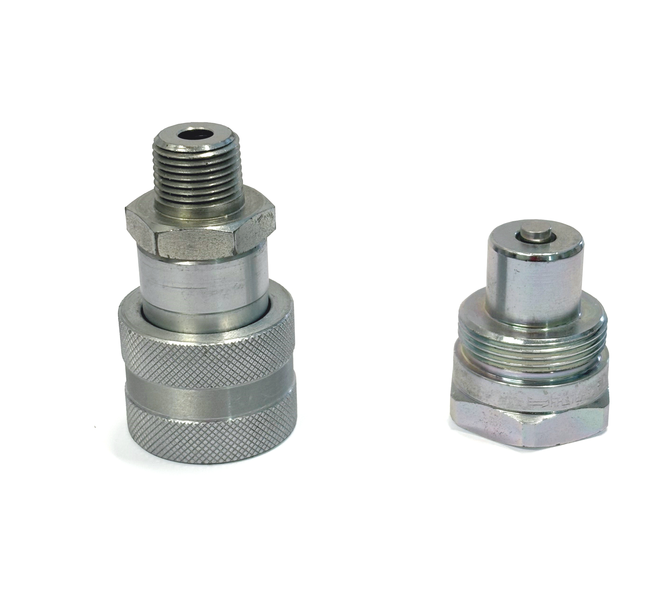 RS PRO Steel Female, Male Hydraulic Quick Connect Coupling, NPT 3/8 Male, NPT 3/8 Female