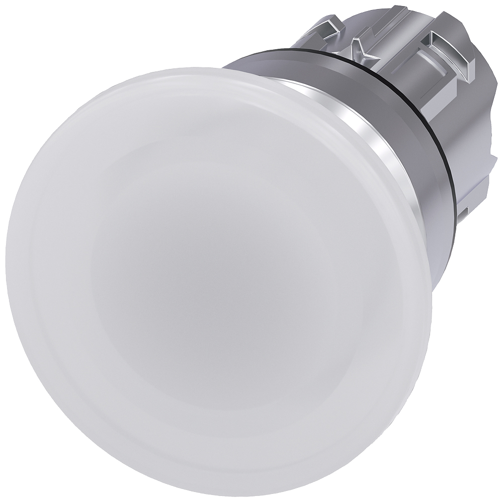 Siemens SIRIUS ACT 3SU10 Series White Momentary Push Button Head, 22mm Cutout, IP66, IP67, IP69K