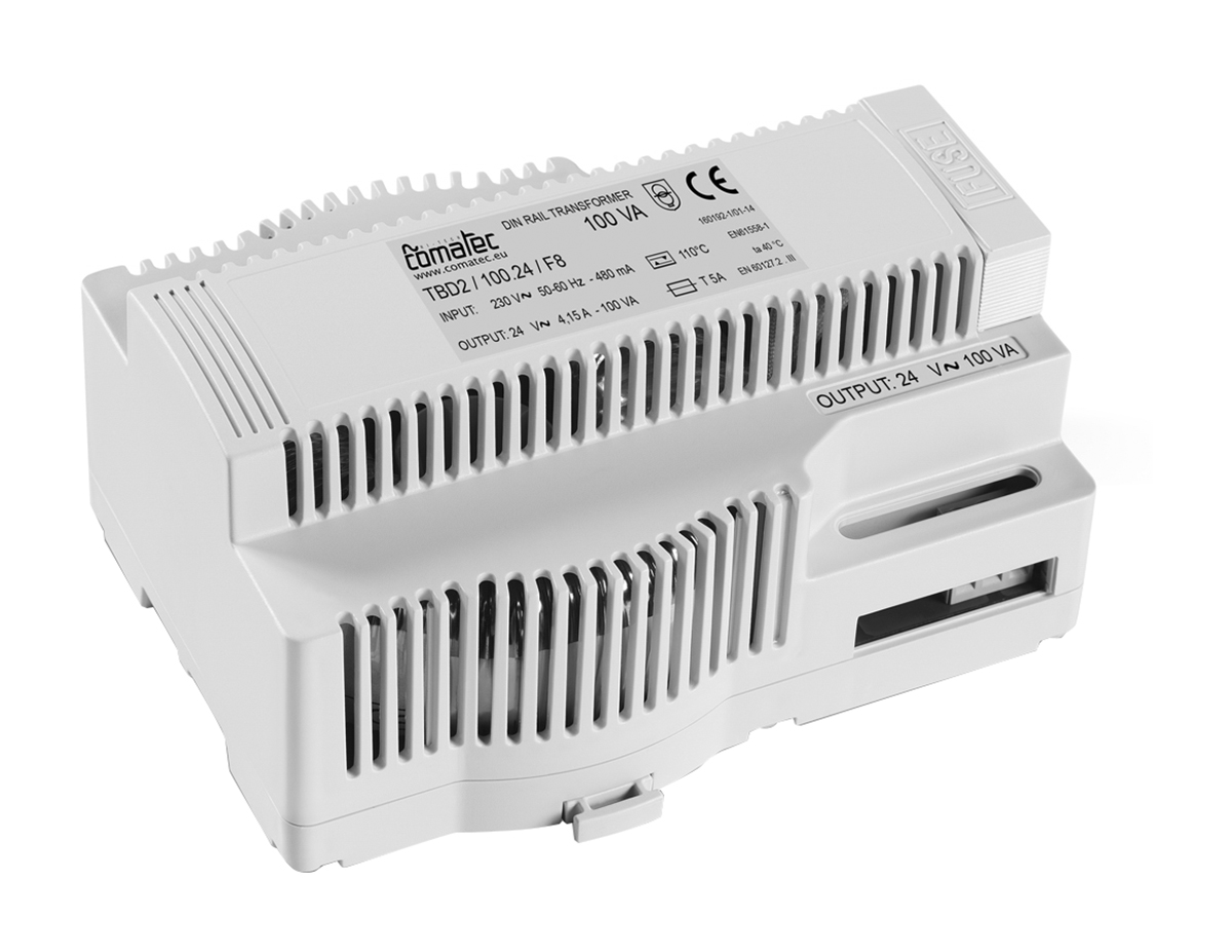 Comatec 100VA DIN Rail Transformer, 230V ac Primary, 24V ac Secondary