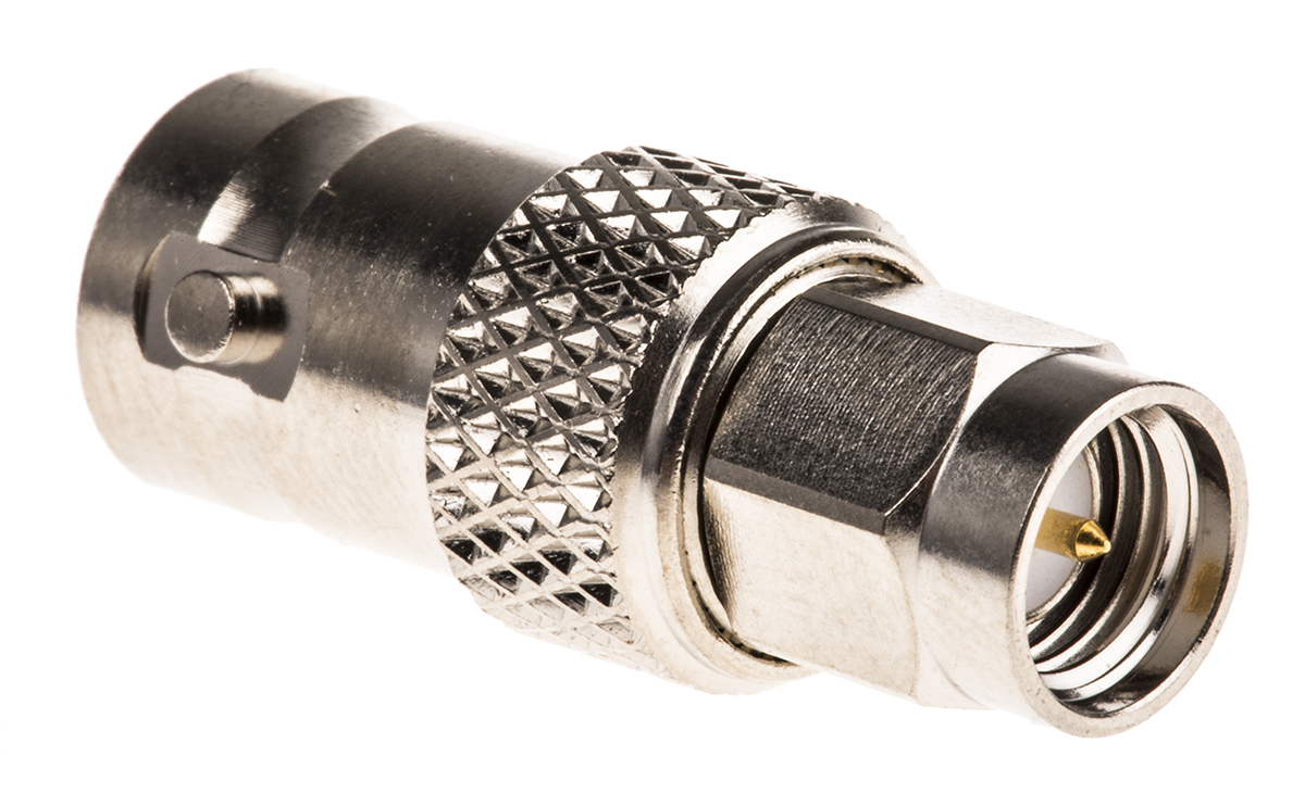 Radiall Straight 50Ω RF Adapter SMA Plug to BNC Socket 4GHz