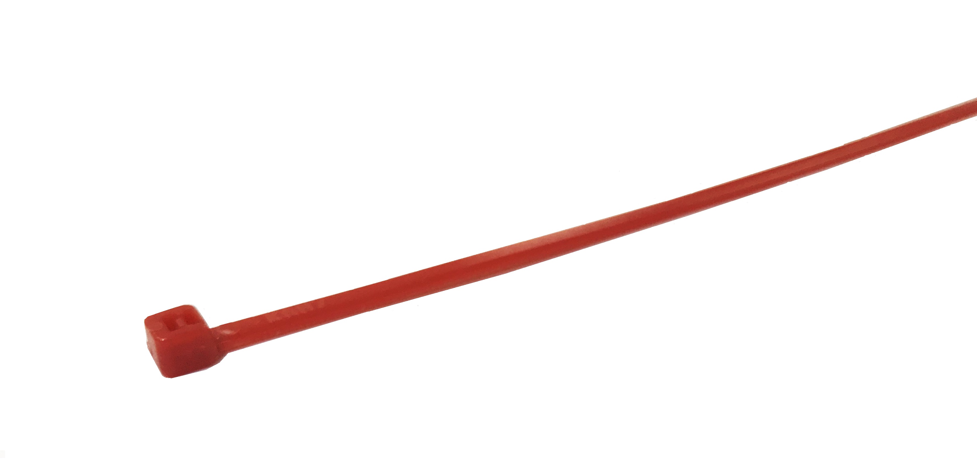 RS PRO Cable Tie, 150mm x 3.6 mm, Red Nylon, Pk-100
