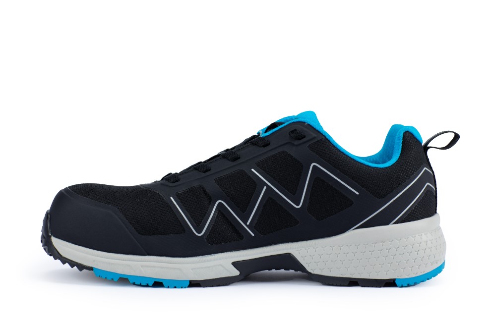 Honeywell Safety SPRINTER Unisex Black, Blue Composite Toe Capped Safety Trainers