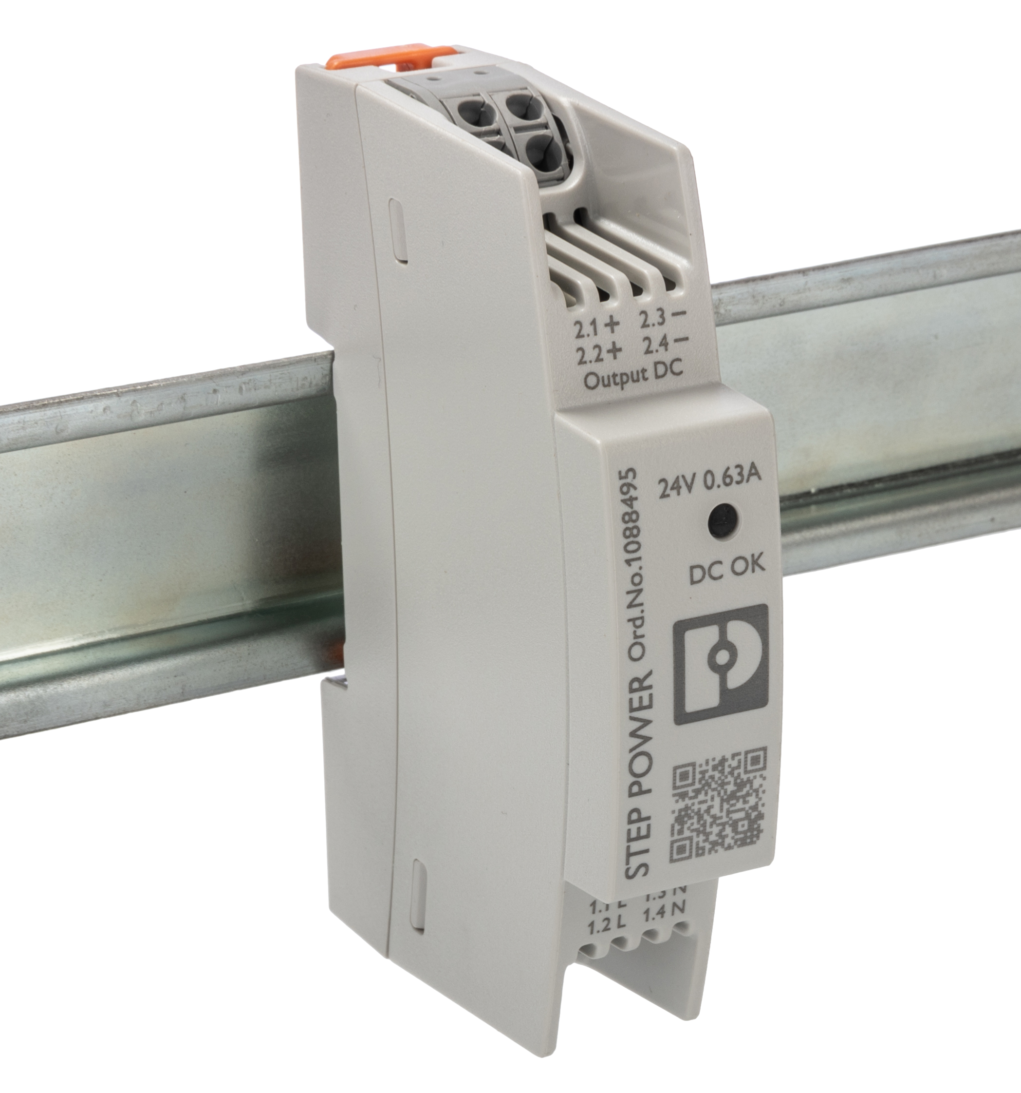 Phoenix Contact STEP POWER Switched Mode DIN Rail Power Supply, 100 → 240 V, 110 → 250 V ac Input, 24V dc