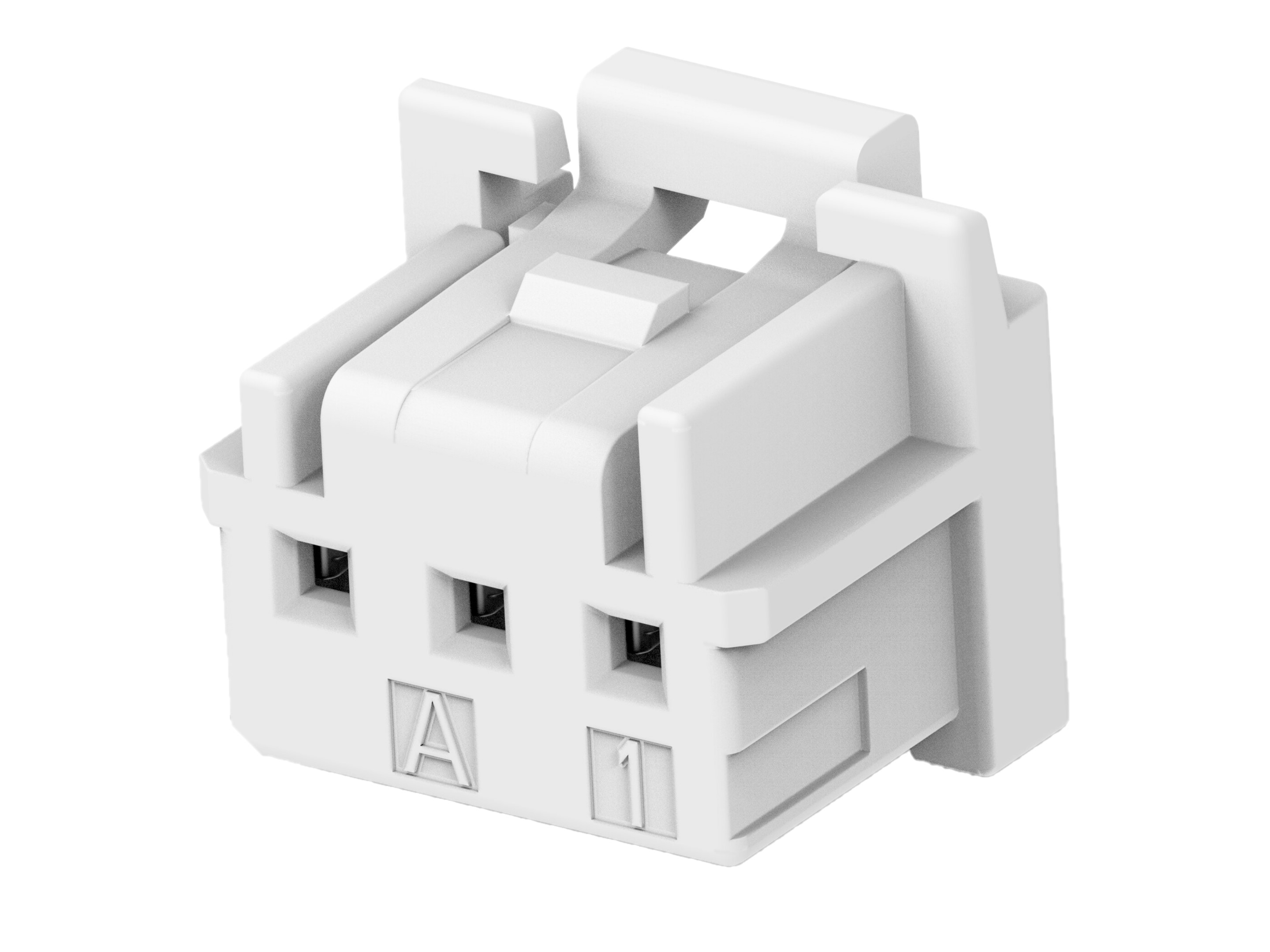 TE Connectivity, 1-2232979 Plug Connector Housing, 2mm Pitch, 3 Way, 1 Row Vertical