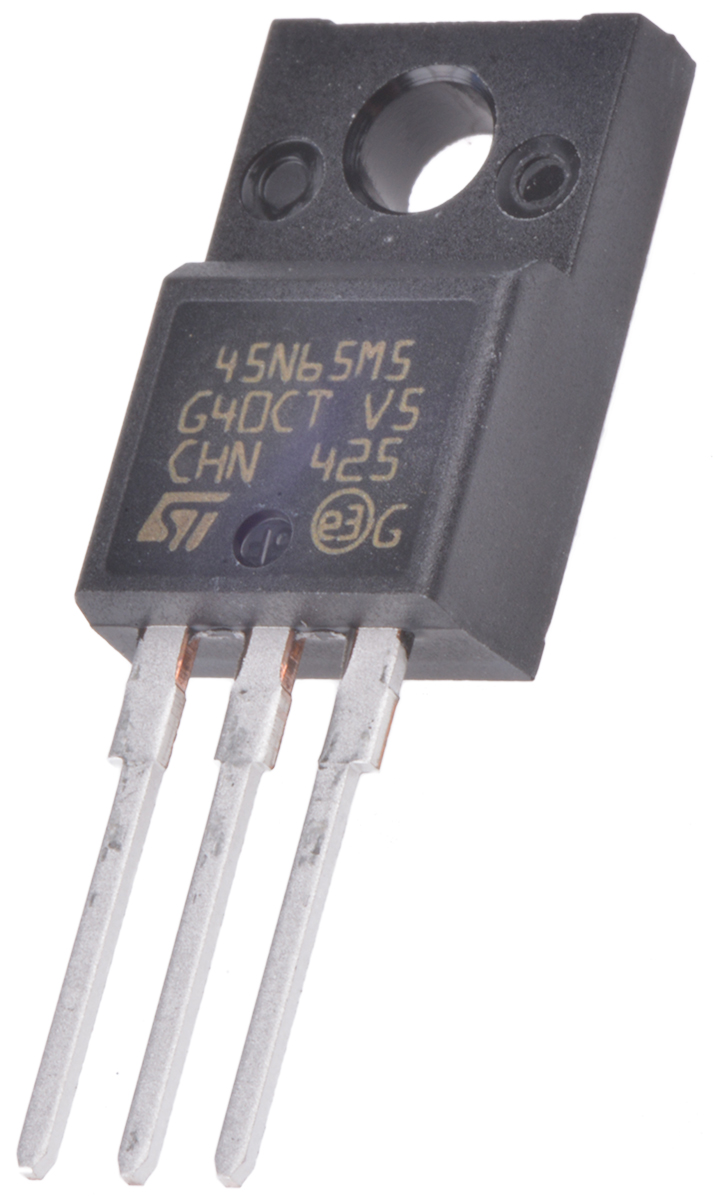 STMicroelectronics MDmesh M5 Type N-Channel MOSFET, 35 A, 710 V Enhancement, 3-Pin TO-220 STF45N65M5