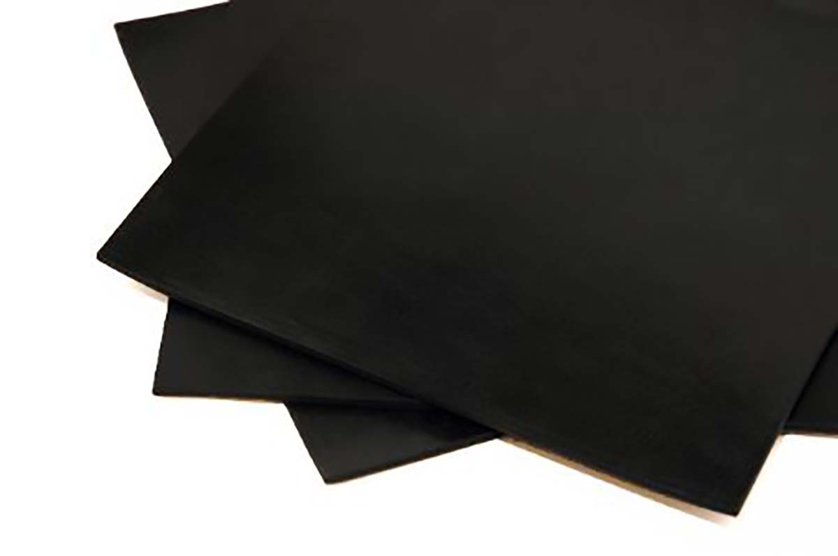 RS PRO Black Nitrile Rubber Sheet, 1.4m x 1m x 3mm, -15°C to 110°C