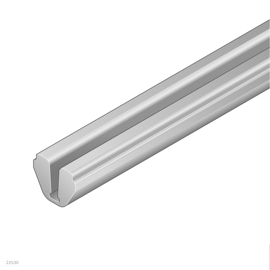 Bosch Rexroth Grey PVC Cover Strip, 8mm Groove Size, 2m Length