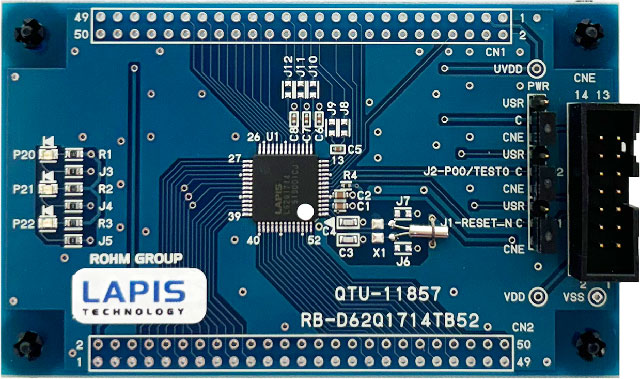 ROHM Reference Board Evaluation Board for MCU for EASE1000 on-chip emulator, ML62Q1714 Reference Board