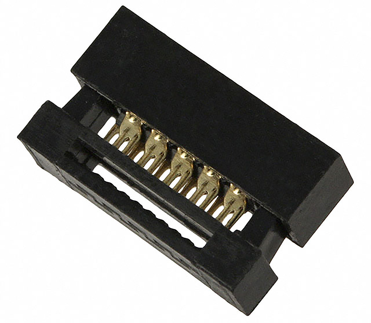 Amphenol Communications Solutions 10-Way IDC Connector Socket for Cable Mount, 2-Row