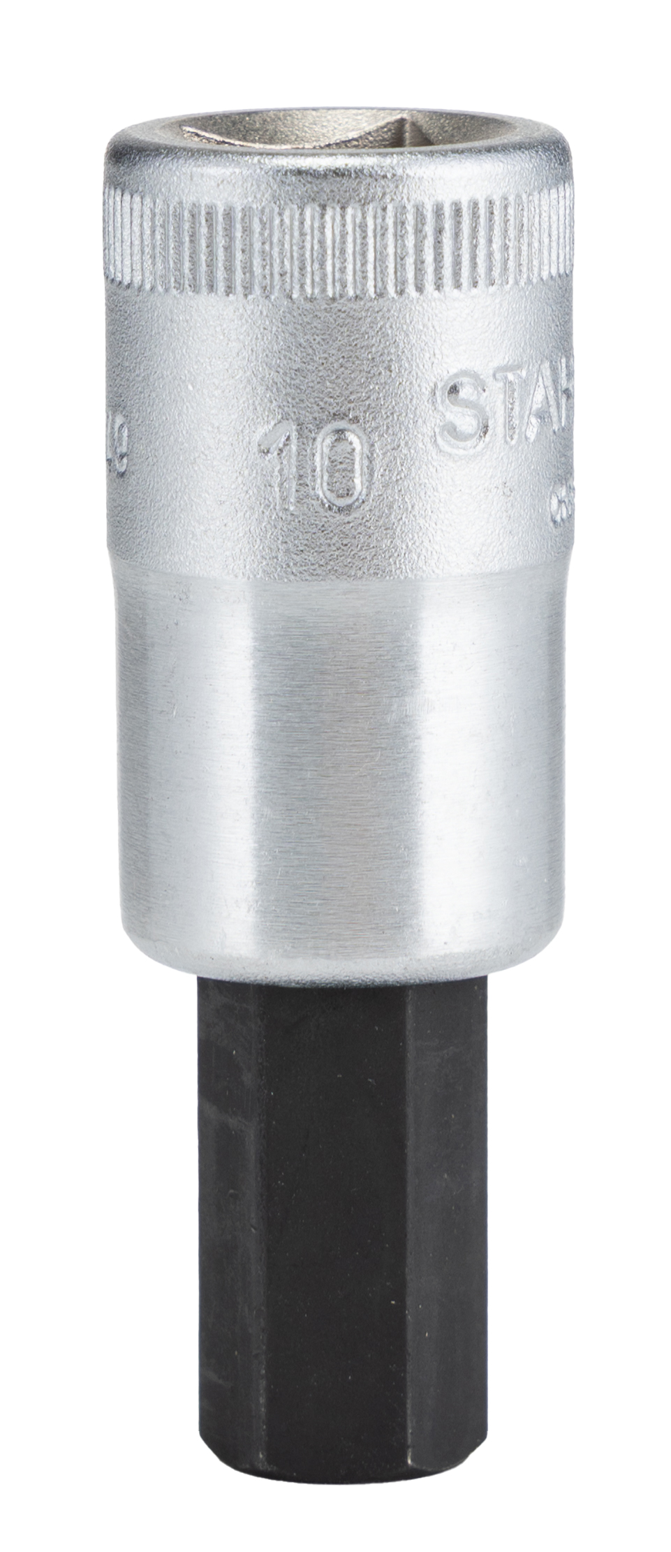 STAHLWILLE 3/8 in Drive Bit Socket, Hex Bit, 10mm, 52 mm Overall Length