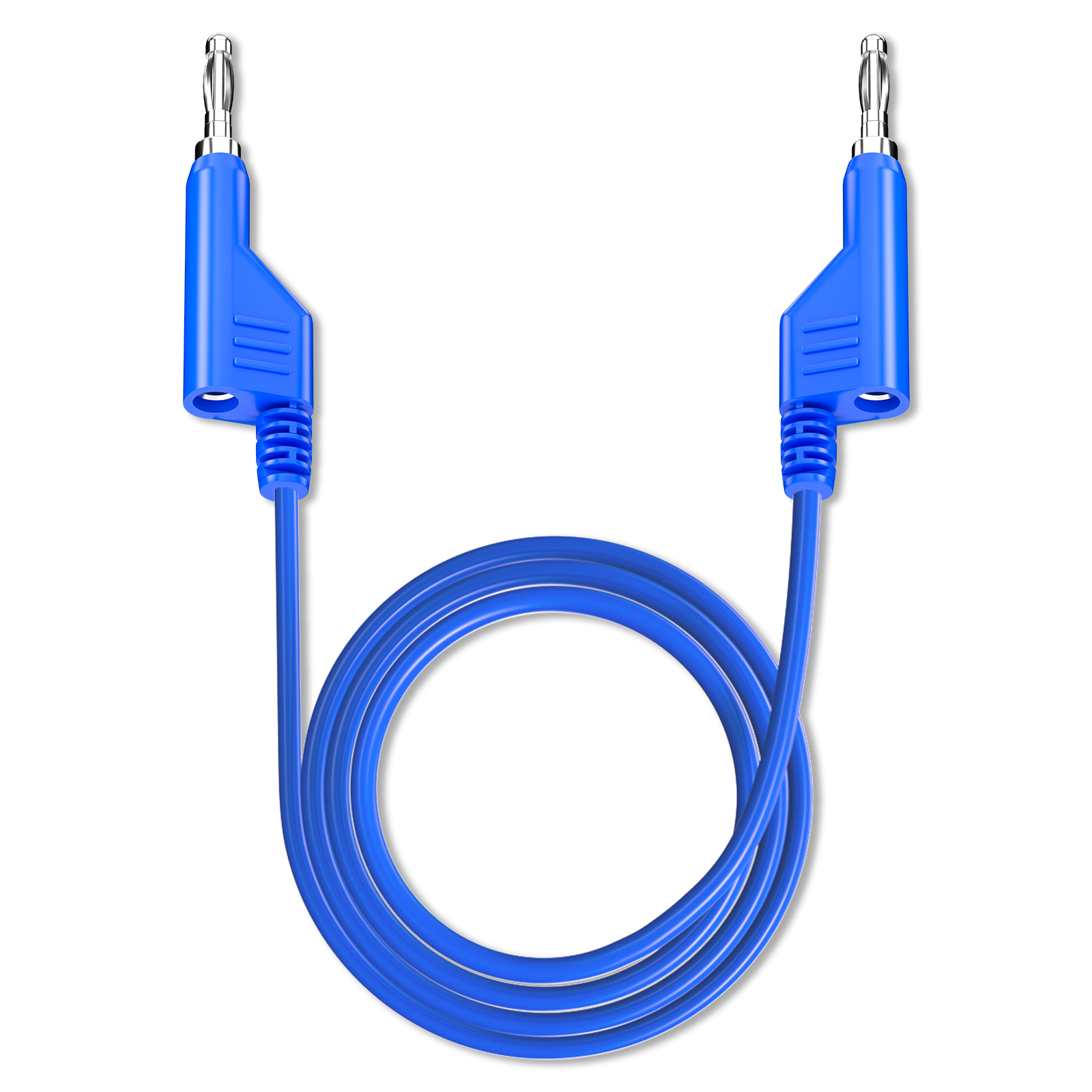 RS PRO Test Leads, 2.5A, 50V, Blue, 150cm Lead Length