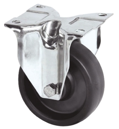 Tente Fixed Castor Wheel, 125kg Capacity, 100mm Wheel