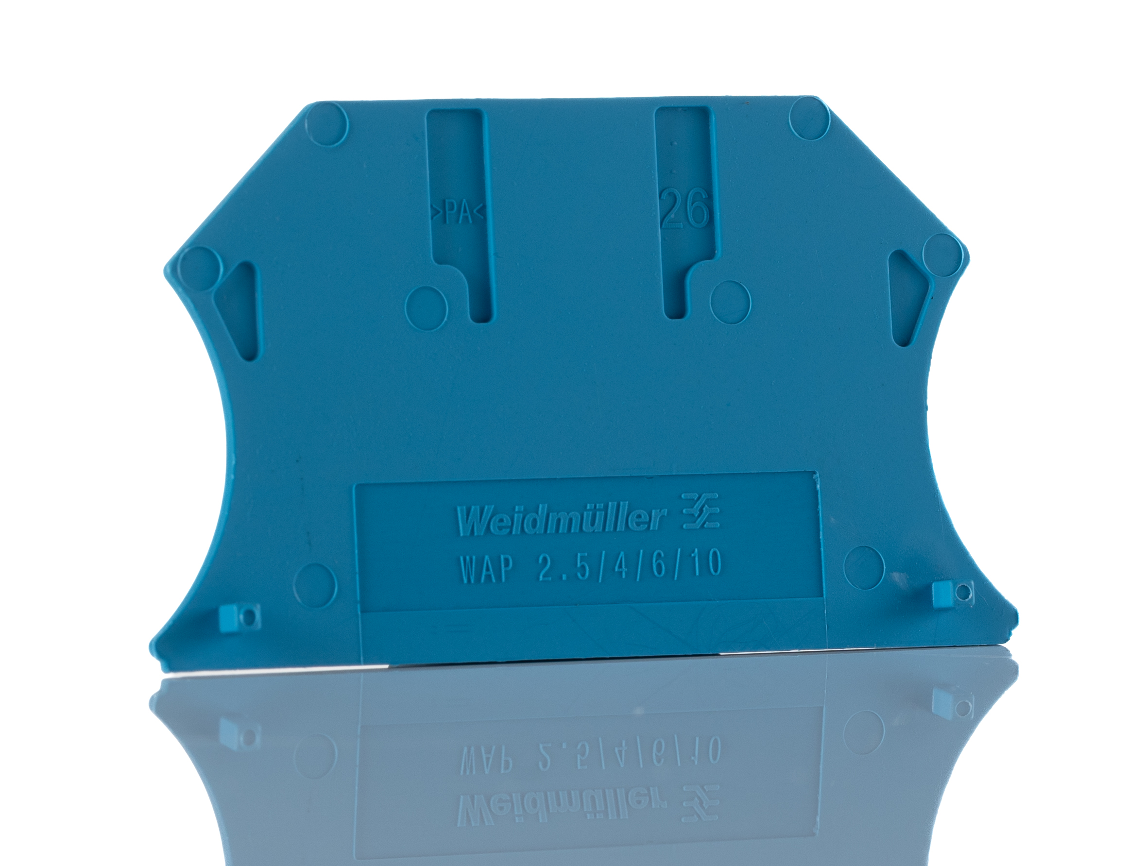 Weidmuller W Series End Cover for Use with DIN Rail Terminal Blocks, ATEX