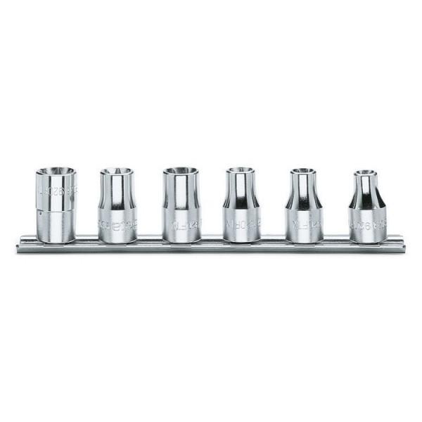 BETA 6-Piece 1/2 in Standard Socket Set , e-Torx