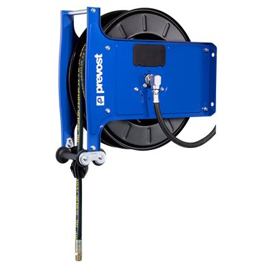 PREVOST Wall Mounted 20m Air Hose Reel, 13mm Inner Diameter, 19mm Outer Diameter
