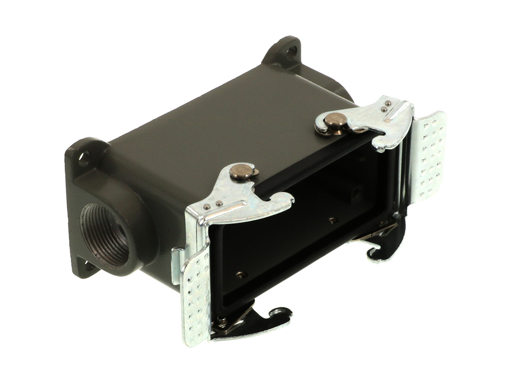 Molex 93601 Heavy Duty Power Connector Housing, M25 Thread, Side Entry