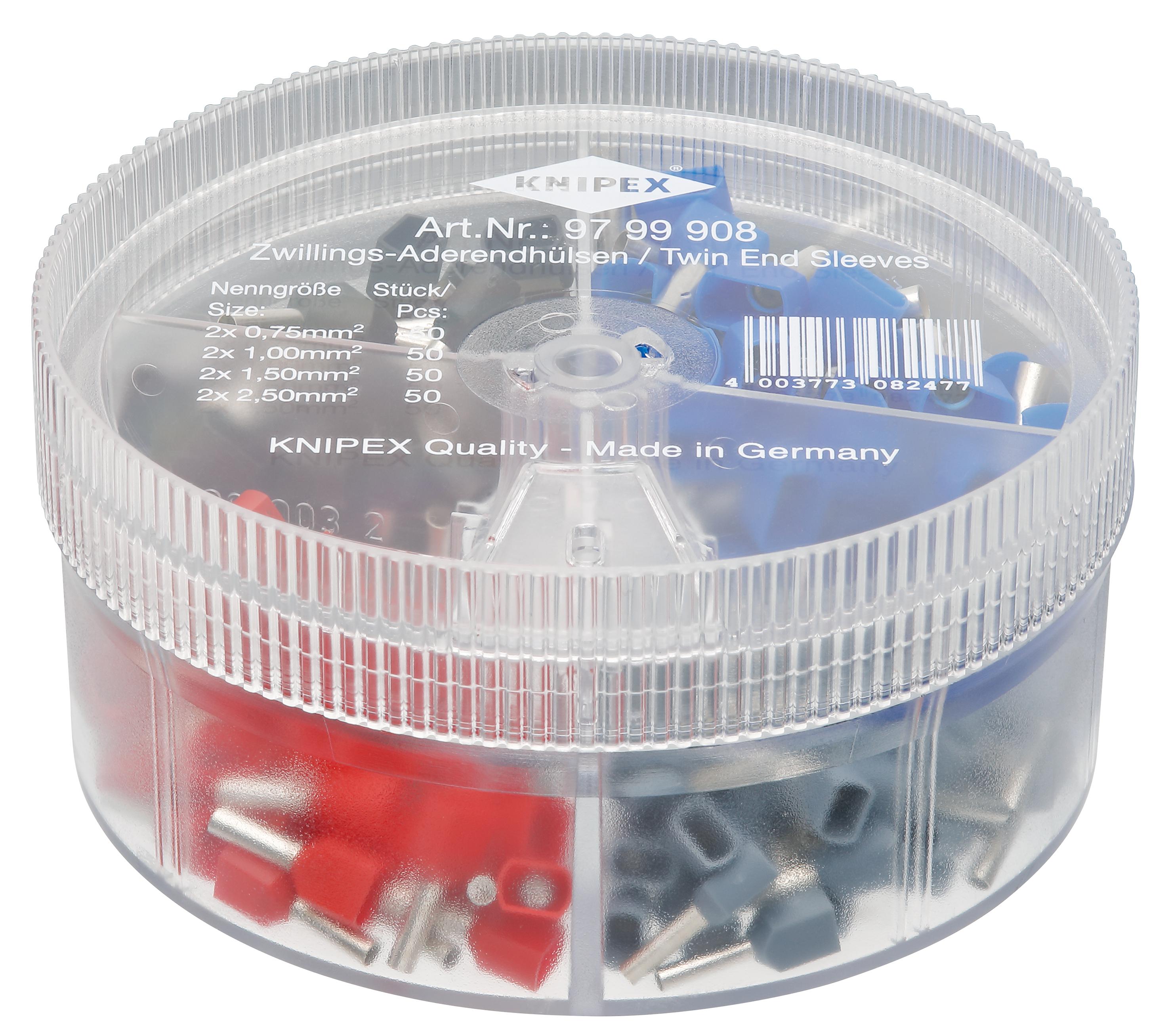 Knipex Crimp Assortment Kit Bootlace Ferrule Crimp terminal Kit