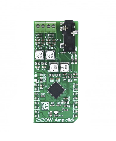 MikroElektronika MIKROE-2779, 2 x 20 W Amp Click Development Board