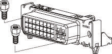 Molex MicroCross 74320 29 Way Right Angle Through Hole D-sub Connector Socket, 1.91mm Pitch